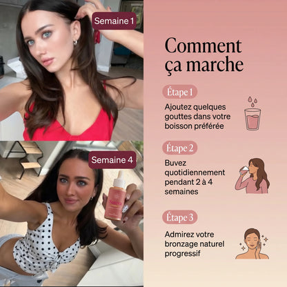 Gouttes autobronzantes à boire Noreva