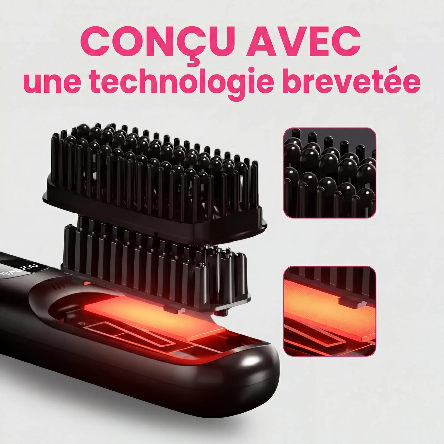 Brosse lissante portable Noreva