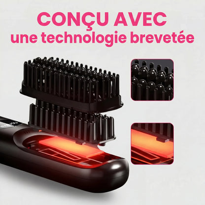 Brosse lissante portable Noreva
