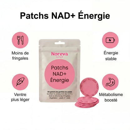Patchs NAD+ Énergie Noreva