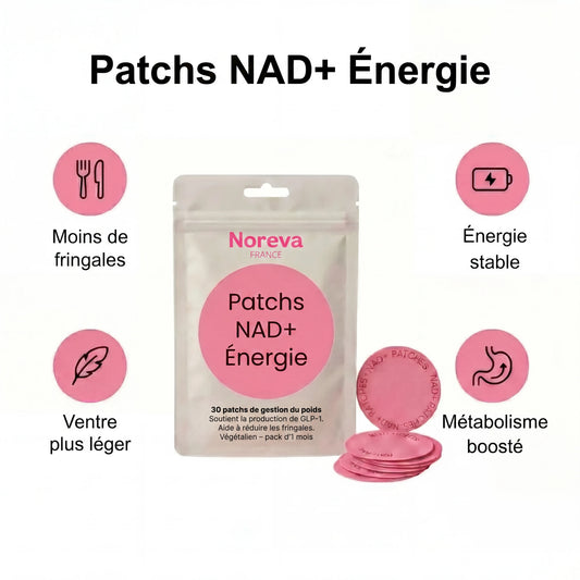 Patchs NAD+ Énergie Noreva
