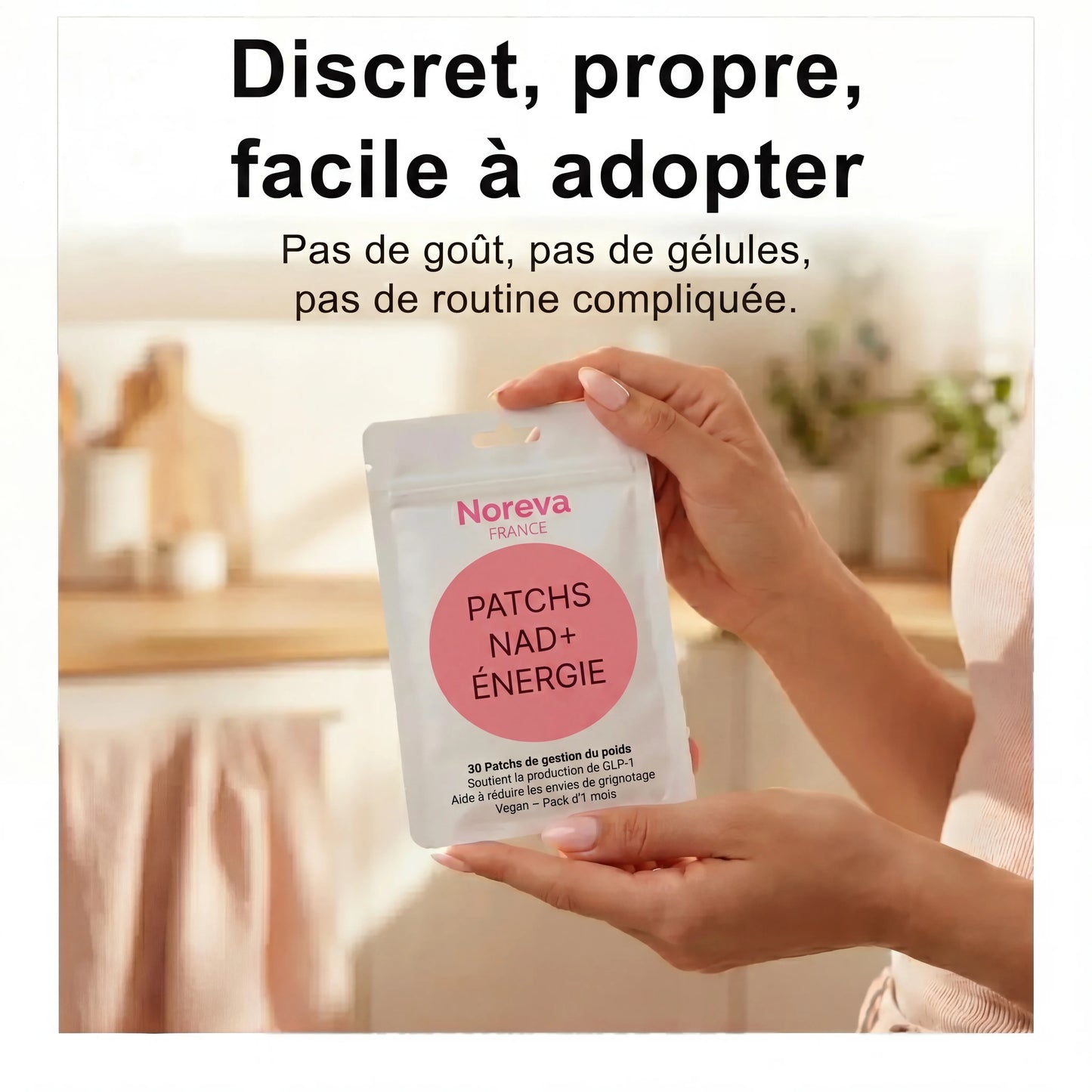 Patchs NAD+ Énergie Noreva