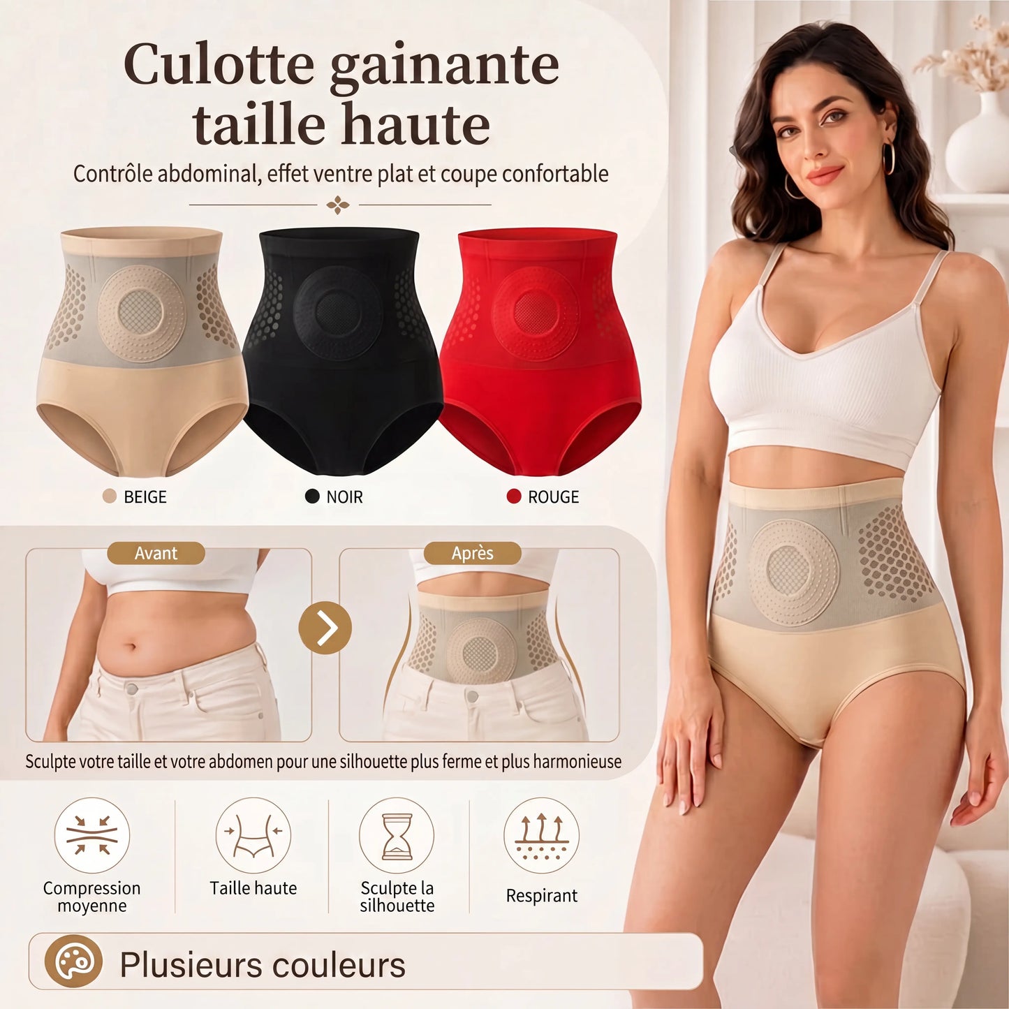 Short gainant brûle-graisses