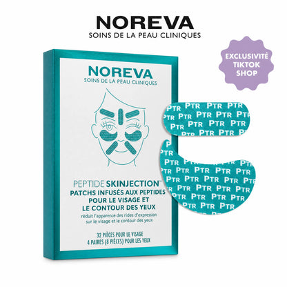 Patchs pour le visage et le contour des yeux infusés de peptides