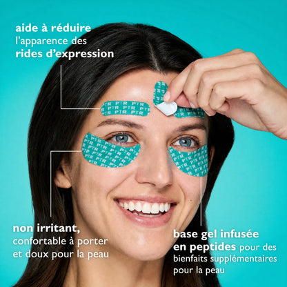Patchs pour le visage et le contour des yeux infusés de peptides