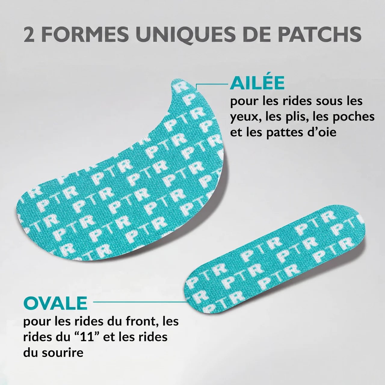 Patchs pour le visage et le contour des yeux infusés de peptides