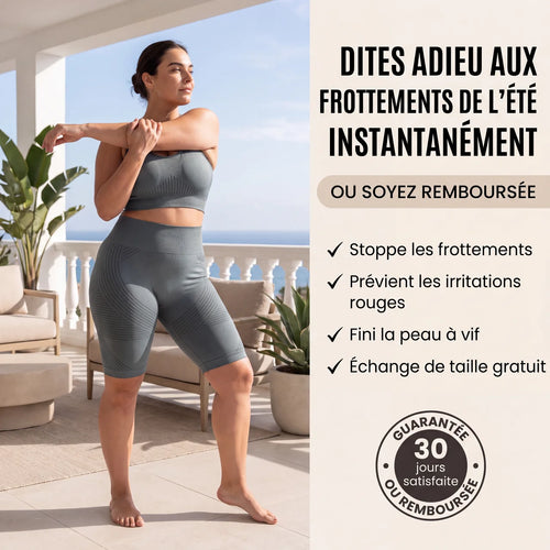 Legging short 3D anti-frottements