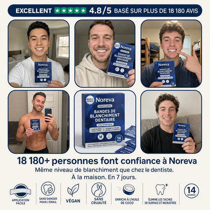 Bandes de blanchiment dentaire
