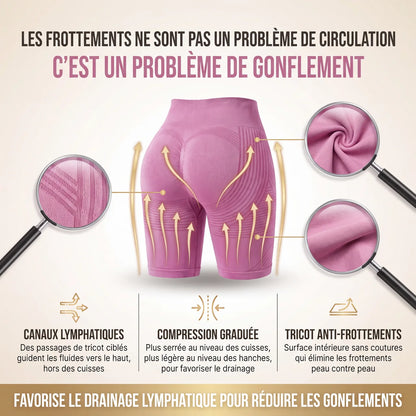 Legging short 3D anti-frottements